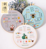 3-Piece Beginner Embroidery Practice Kit Kits For Stitchers