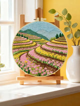 Terraced Fields Embroidery Kit