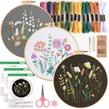 3/4pcs Beginner Embroidery Starter Kit Kits For Stitchers