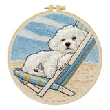Dachshund’s Midnight Snack Embroidery Kit Kits For Stitchers