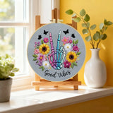 Skeleton Hand Embroidery Starter Kit