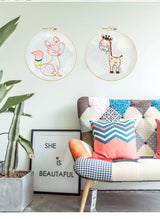 Animal Friends Beginner Embroidery Kit Kits For Stitchers