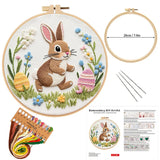 Easter Bunny Embroidery Kit Kits For Stitchers