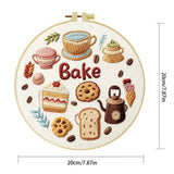 Cozy Bake & Coffee Embroidery Kit Kits For Stitchers