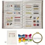 Embroidery Stitch Practice Book Kits For Stitchers