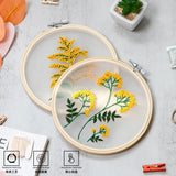 Transparent Double-Sided Flower Embroidery Starter Kit
