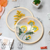Transparent Double-Sided Flower Embroidery Starter Kit