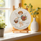 Floral Angel Embroidery Kit Kits For Stitchers