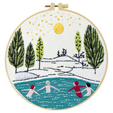 Playing in the River Embroidery Kit