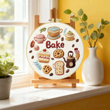Cozy Bake & Coffee Embroidery Kit Kits For Stitchers