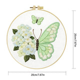 Hydrangea & Butterfly Embroidery Starter Kit
